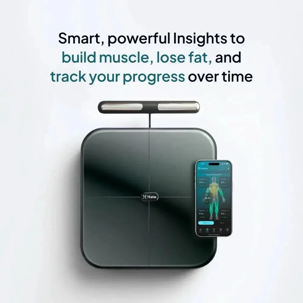 HumeHealth Body Pod Smart Body Composition Analyzer Scale BMI Body Fat Bluetooth